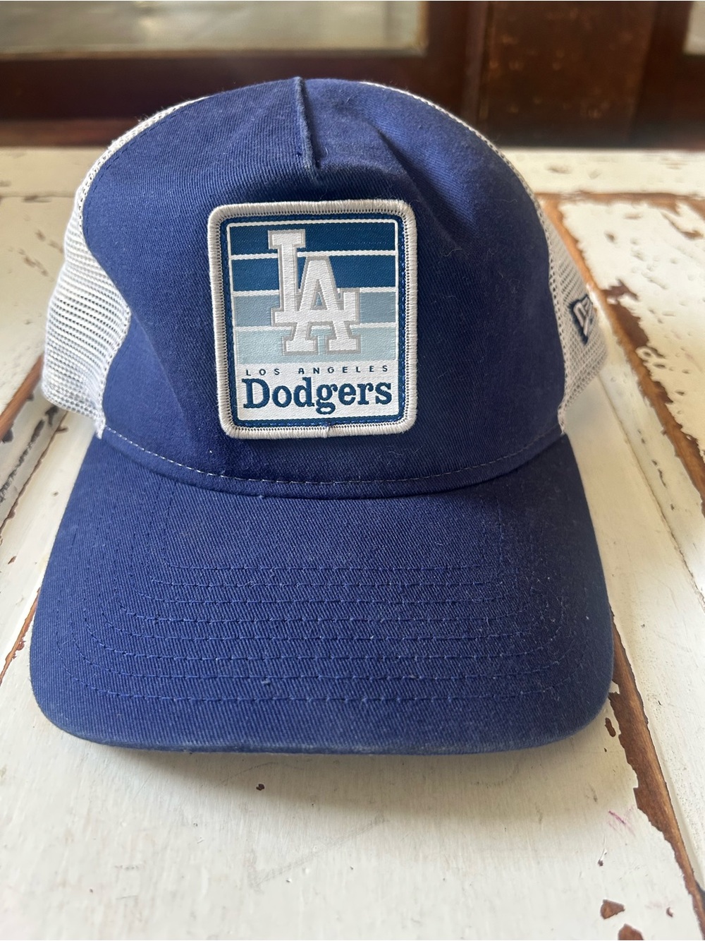 New Era Los Angeles Dodgers Trucker Snap Back Hat